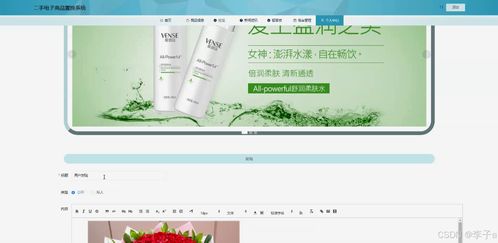 基于SpringBoot与Vue的二手电子商品置换系统的设计与实现